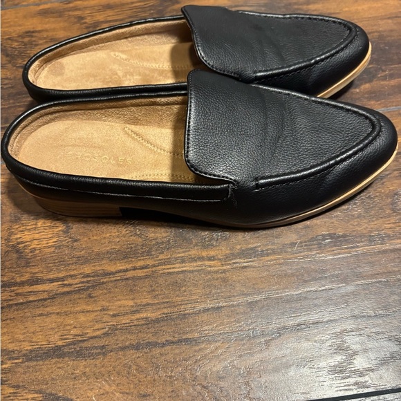 Women's Black Aerosoles Loafer Mule - Picture 4 of 9